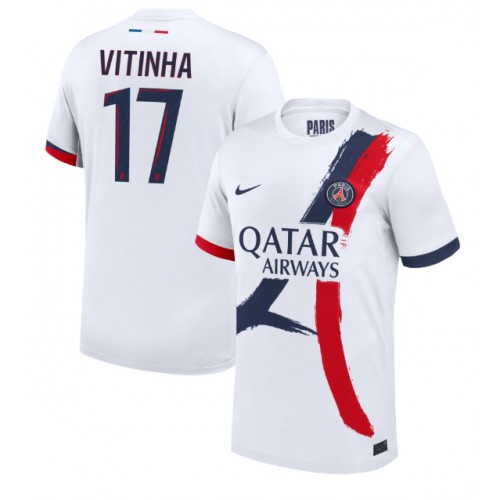 Pánský Fotbalový dres Paris Saint-Germain Vitinha #17 2024-25 Venkovní Krátký Rukáv